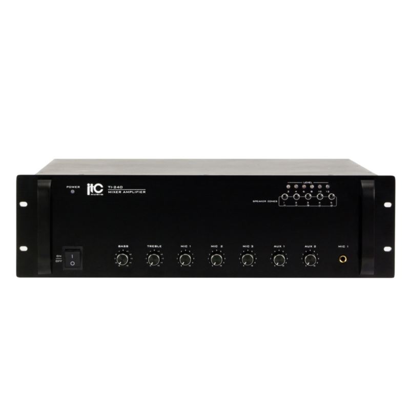 ITC Audio TI-240 5-strefowy wzmacniacz z mikserem
